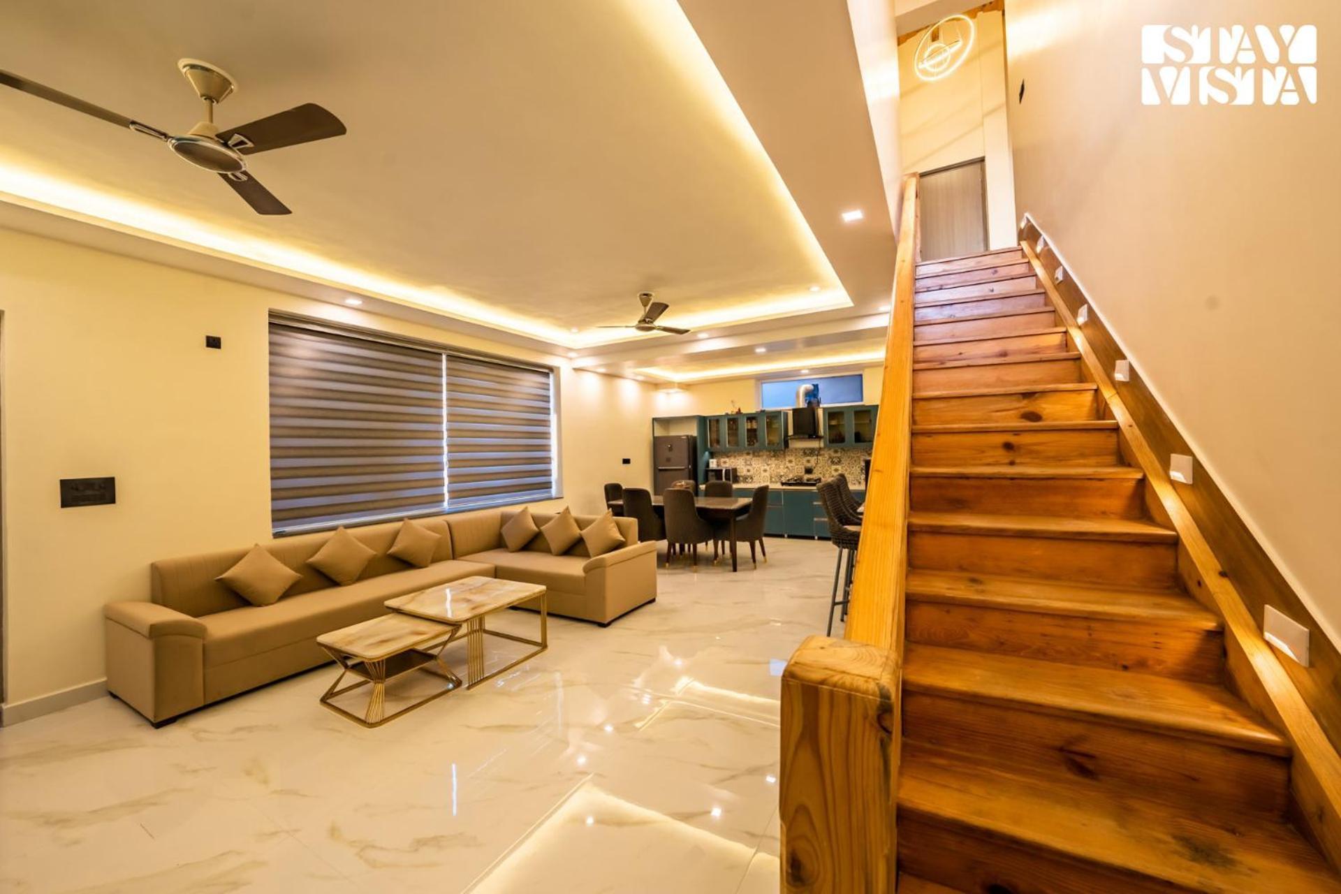 Stayvista At Sunset Springs With Pool & Views Nainital Exterior photo
