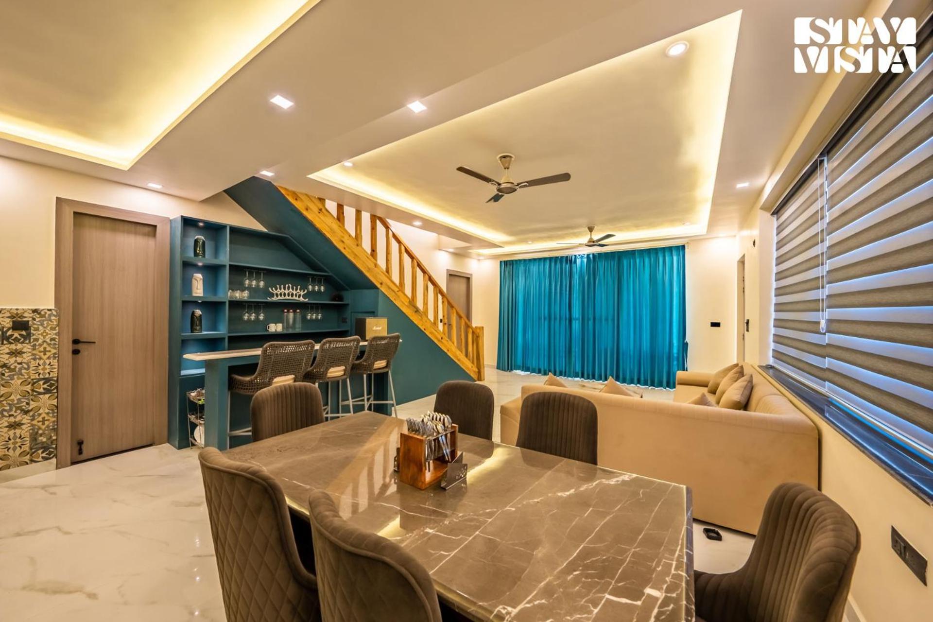 Stayvista At Sunset Springs With Pool & Views Nainital Exterior photo
