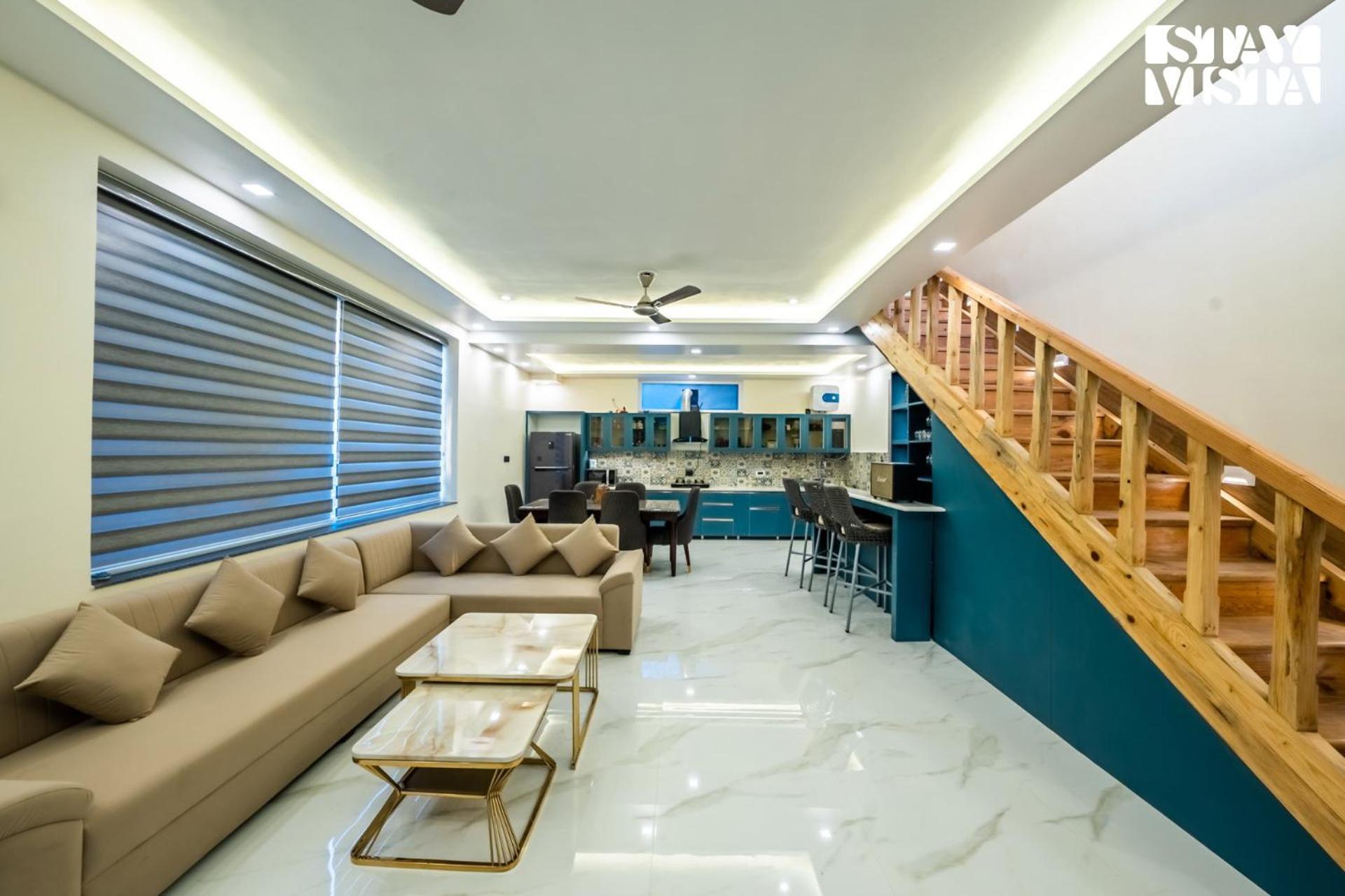 Stayvista At Sunset Springs With Pool & Views Nainital Exterior photo