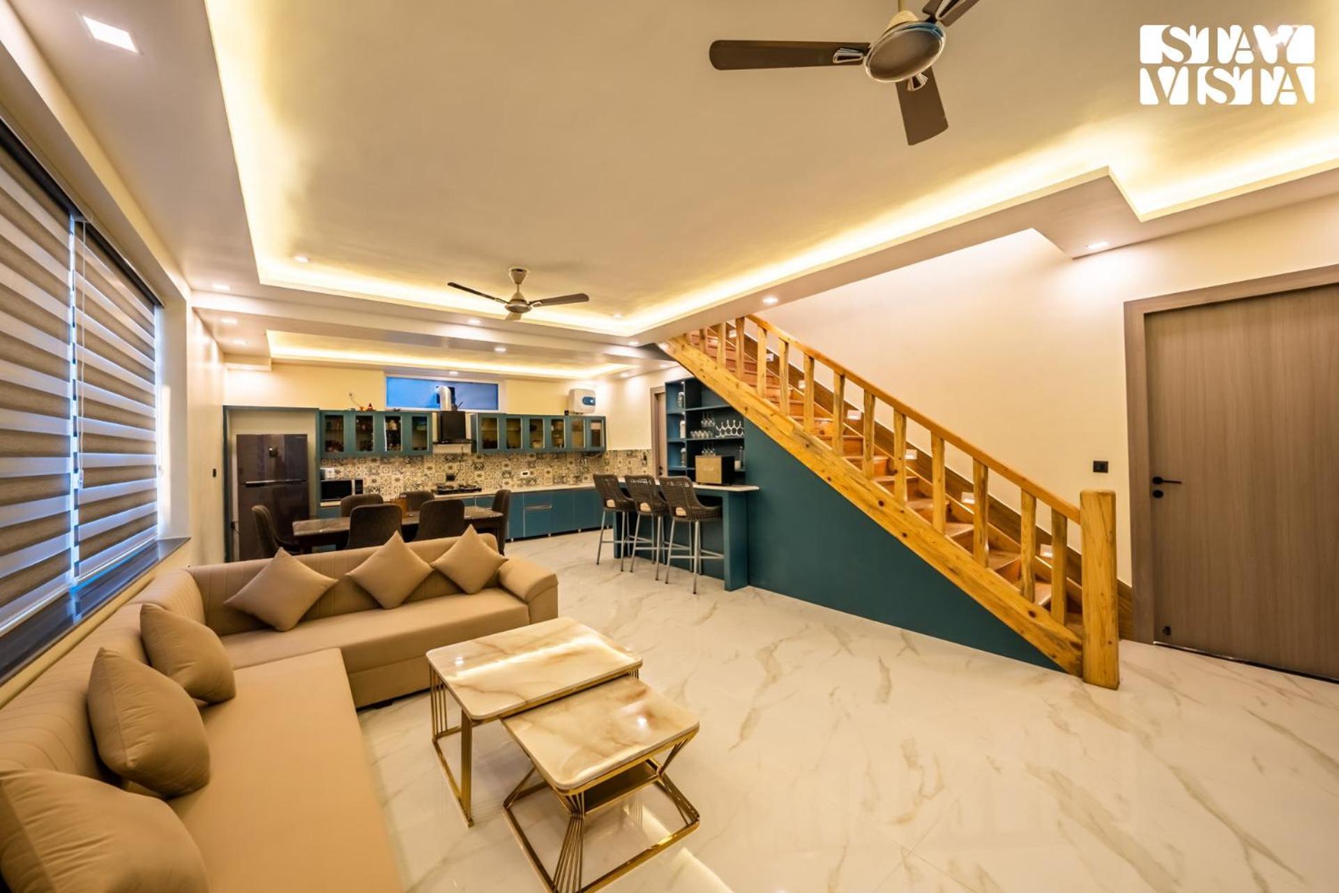 Stayvista At Sunset Springs With Pool & Views Nainital Exterior photo